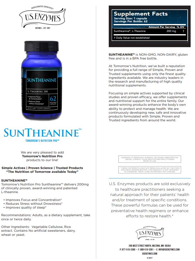 Suntheanine by Tomorrow's Nutrition