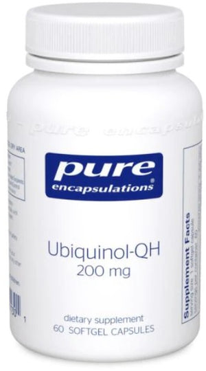 Ubiquinol-QH 200 mg 60's  by Pure Encapsulations
