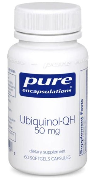 Ubiquinol-QH 50 mg 60's by Pure Encapsulations