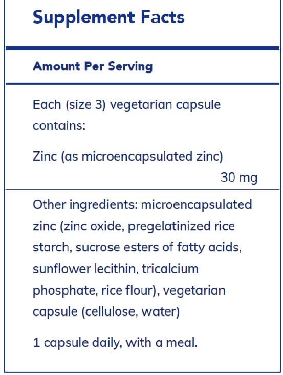 UltraZin Zinc 90's  by Pure Encapsulations