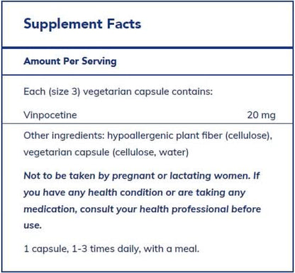 Vinpocetine by Pure Encapsulations