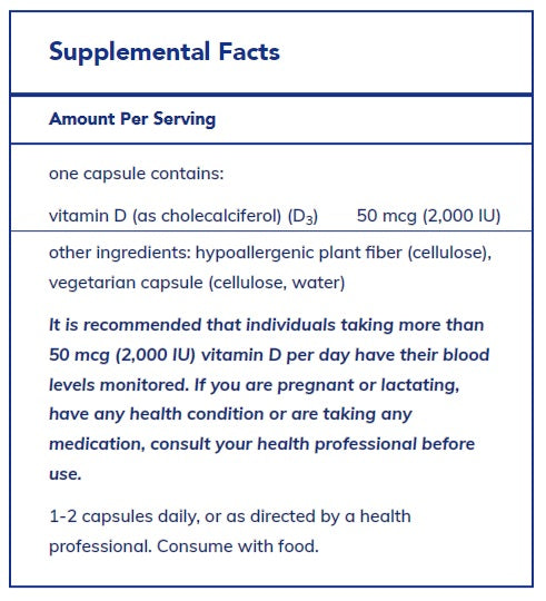 Vitamin D3 (vegan) by Pure Encapsulations