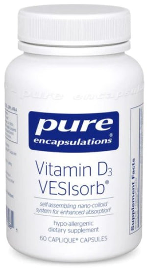 Vitamin D3 VESIsorb 60's by Pure Encapsulations