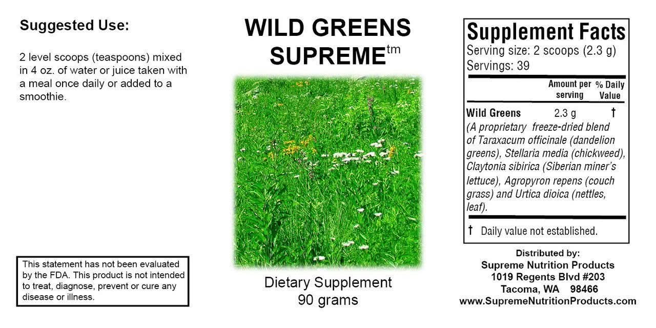 Wild Greens by Supreme Nutrition