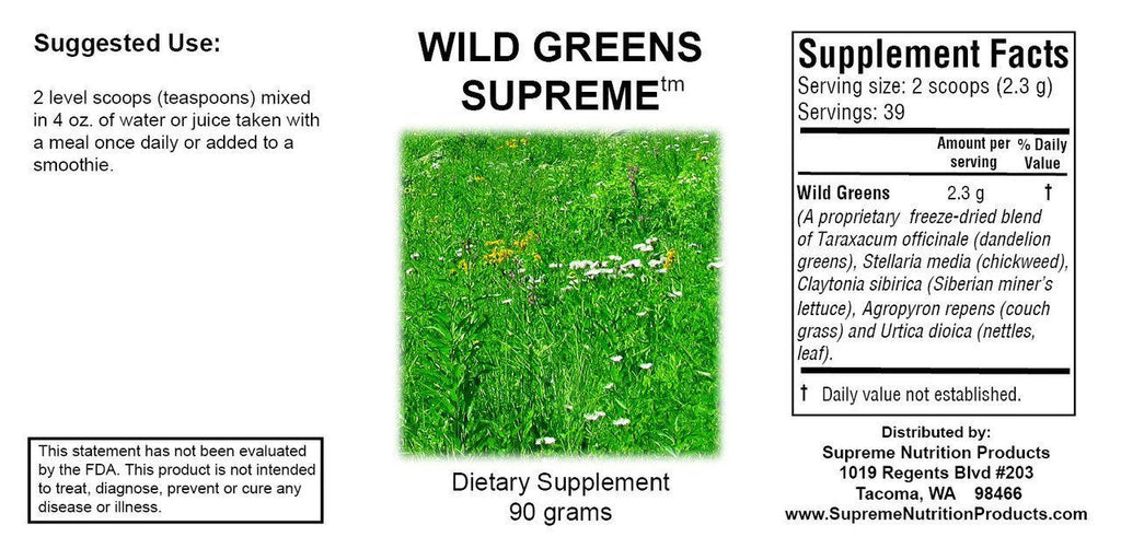 Wild Greens by Supreme Nutrition